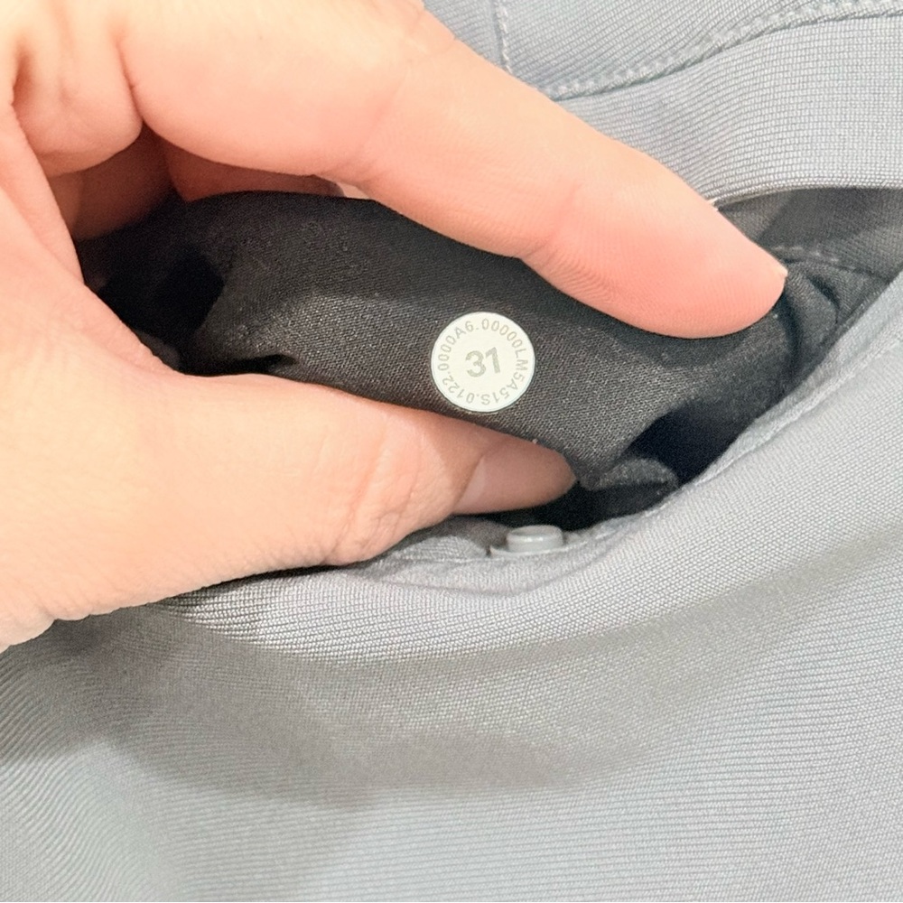 Lululemon Commission Pant Slim 30" *Warpstreme Asphalt Grey Size 31 - Picture 6 of 7